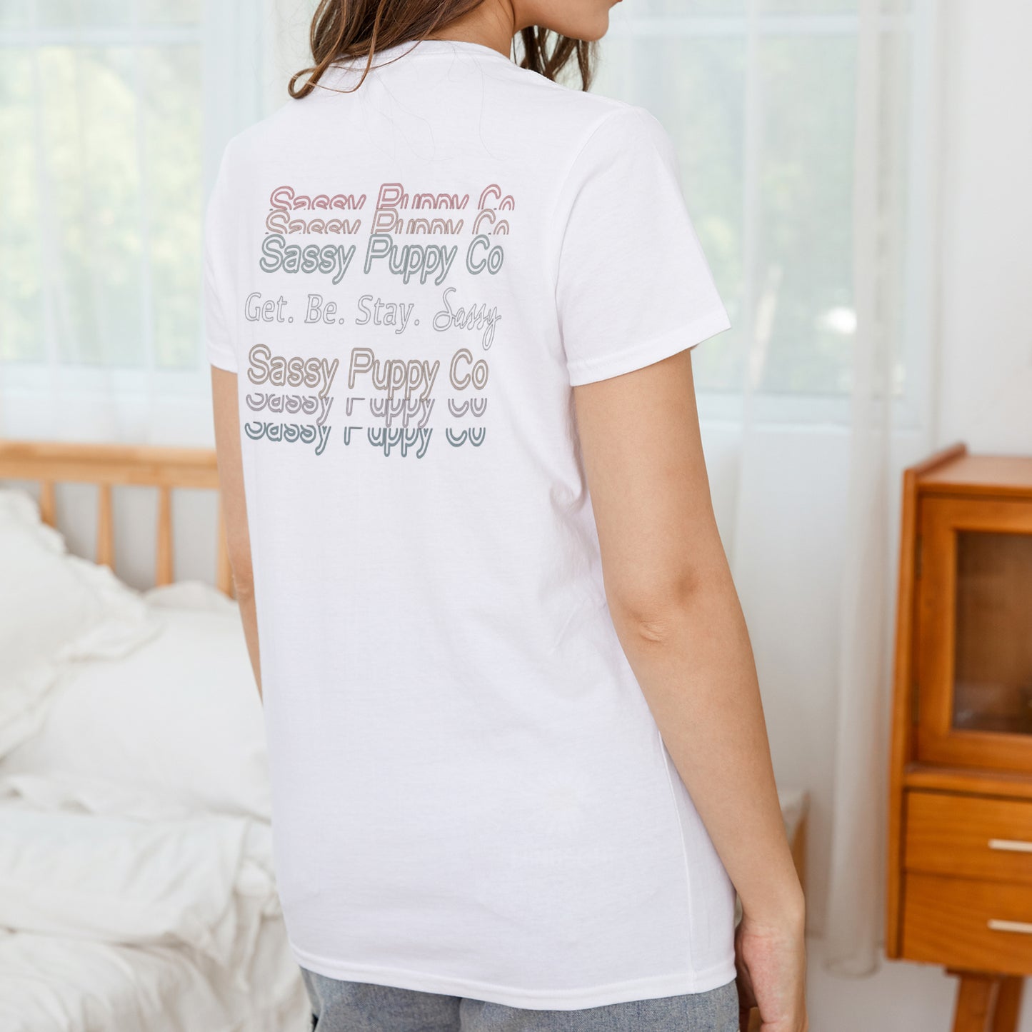 Women's Sassy Puppy Co Logo T-shirt