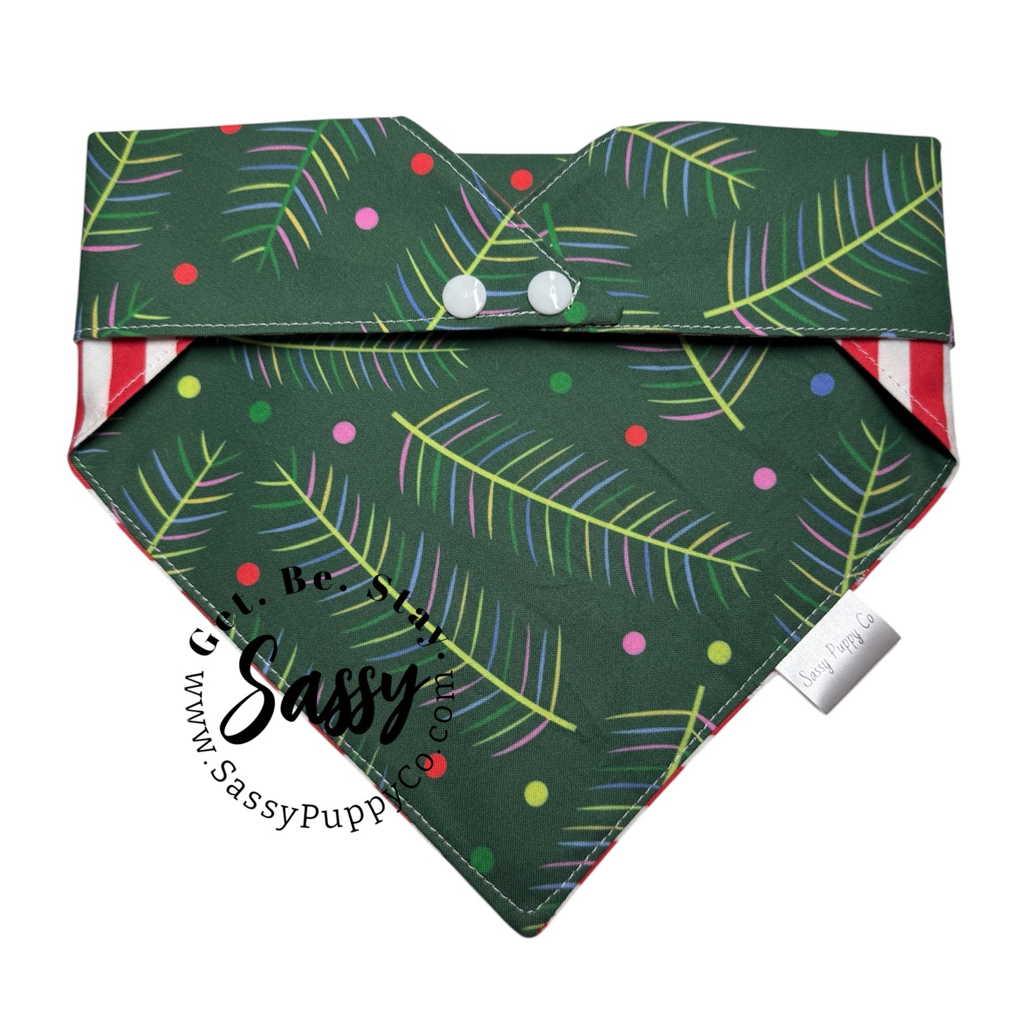 Candy Cane Pines Reversible Snapdana™️