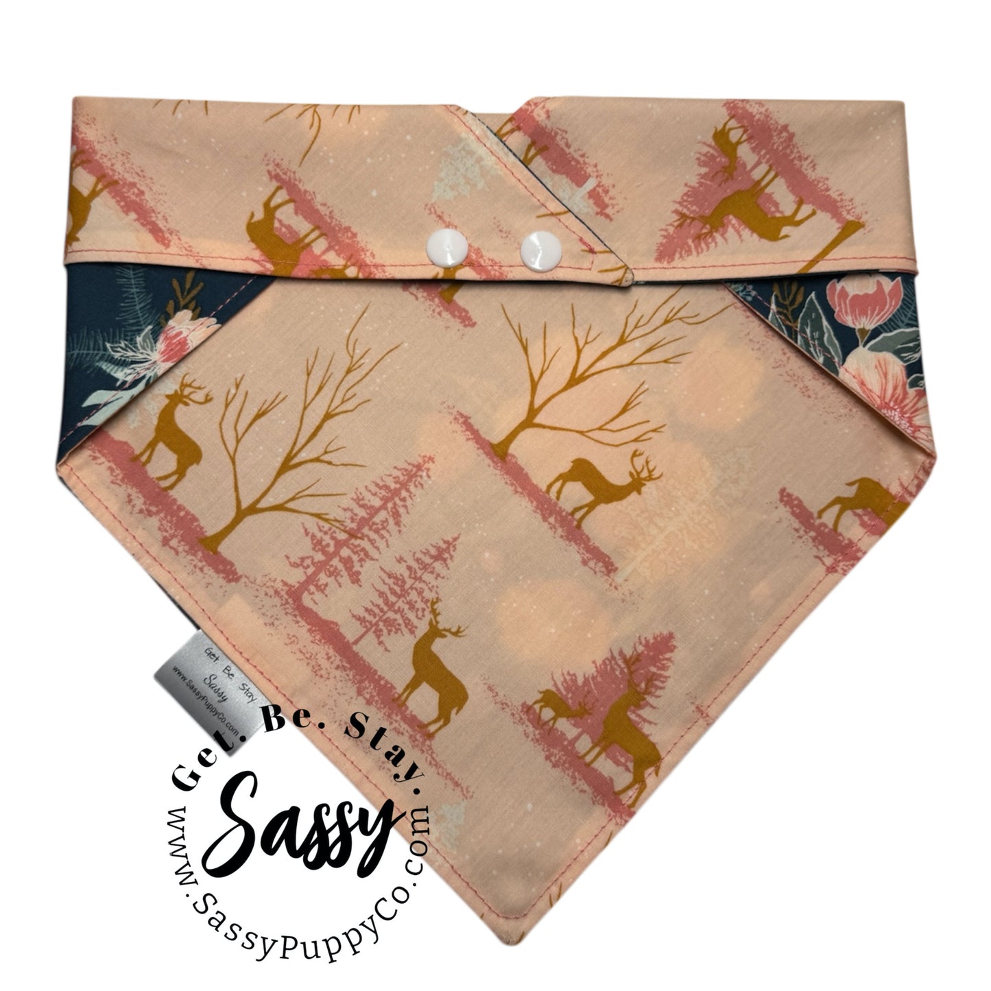 Winter Rosewood Reversible Snapdana™ – Handmade Winter Edition