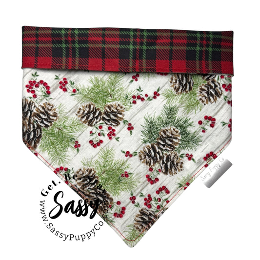 Cabin Pines Reversible Snapdana™ – Handmade Winter Edition