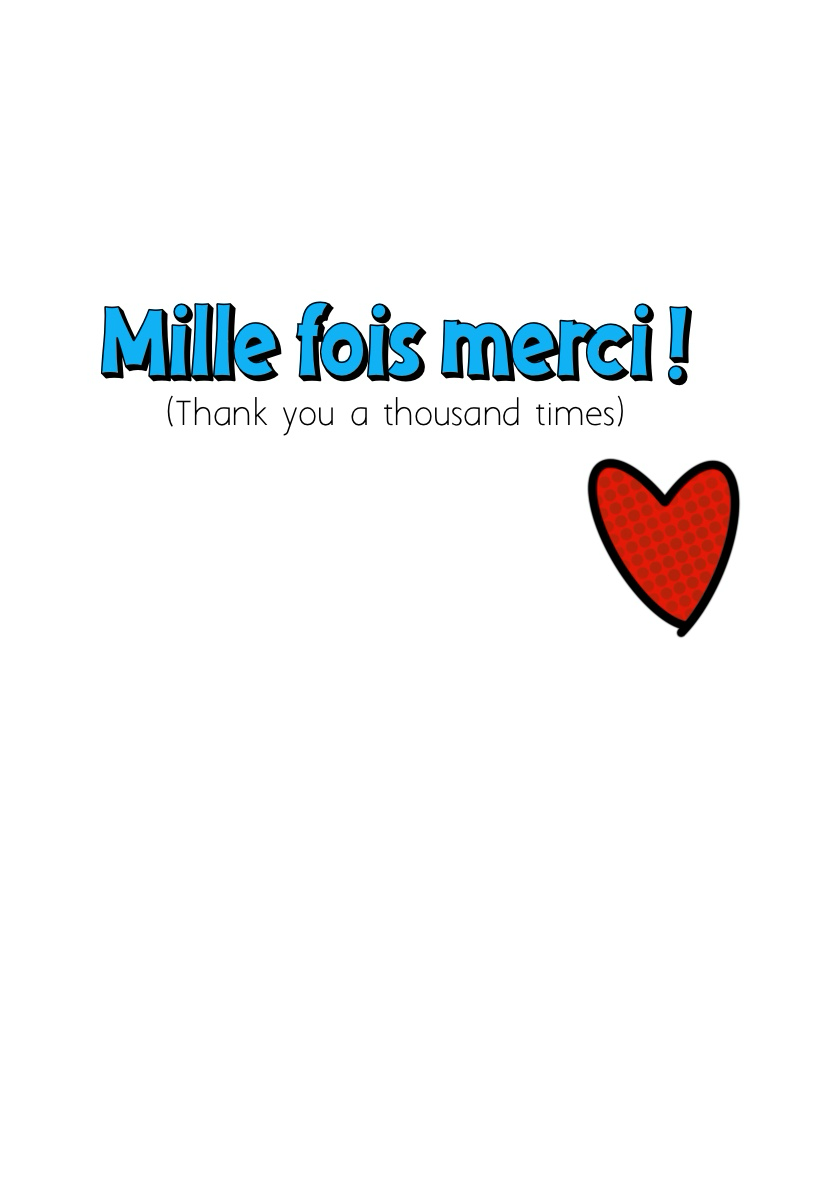 Pardon My French Mini Card & Sticker Set