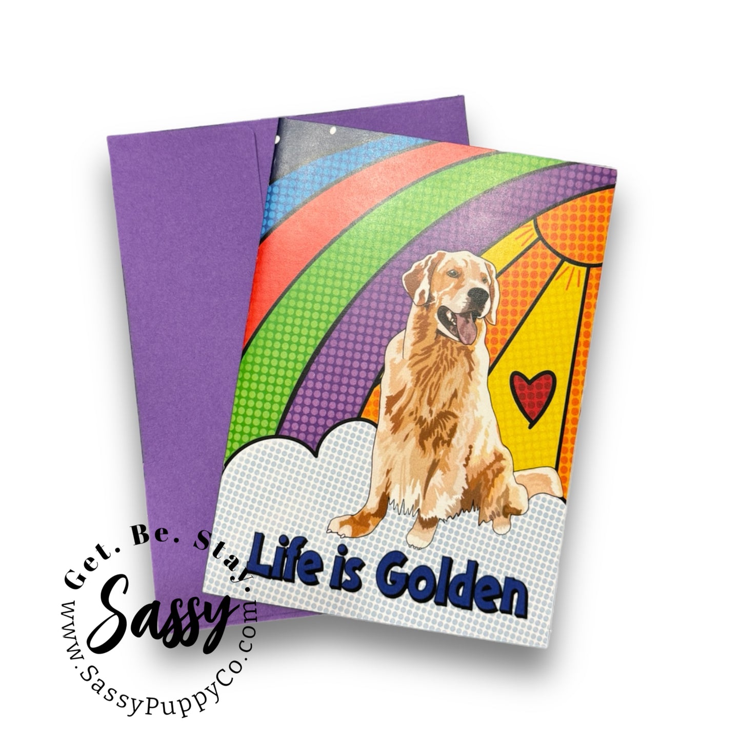 Life Is Golden 5” x 7” Birthday Card
