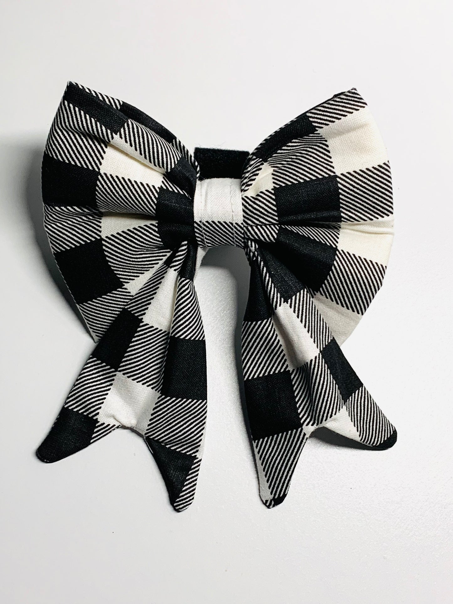 B&W Plaid Fancy Phat-Tie
