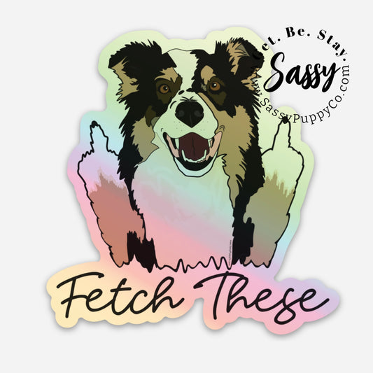 Fetch These Sticker