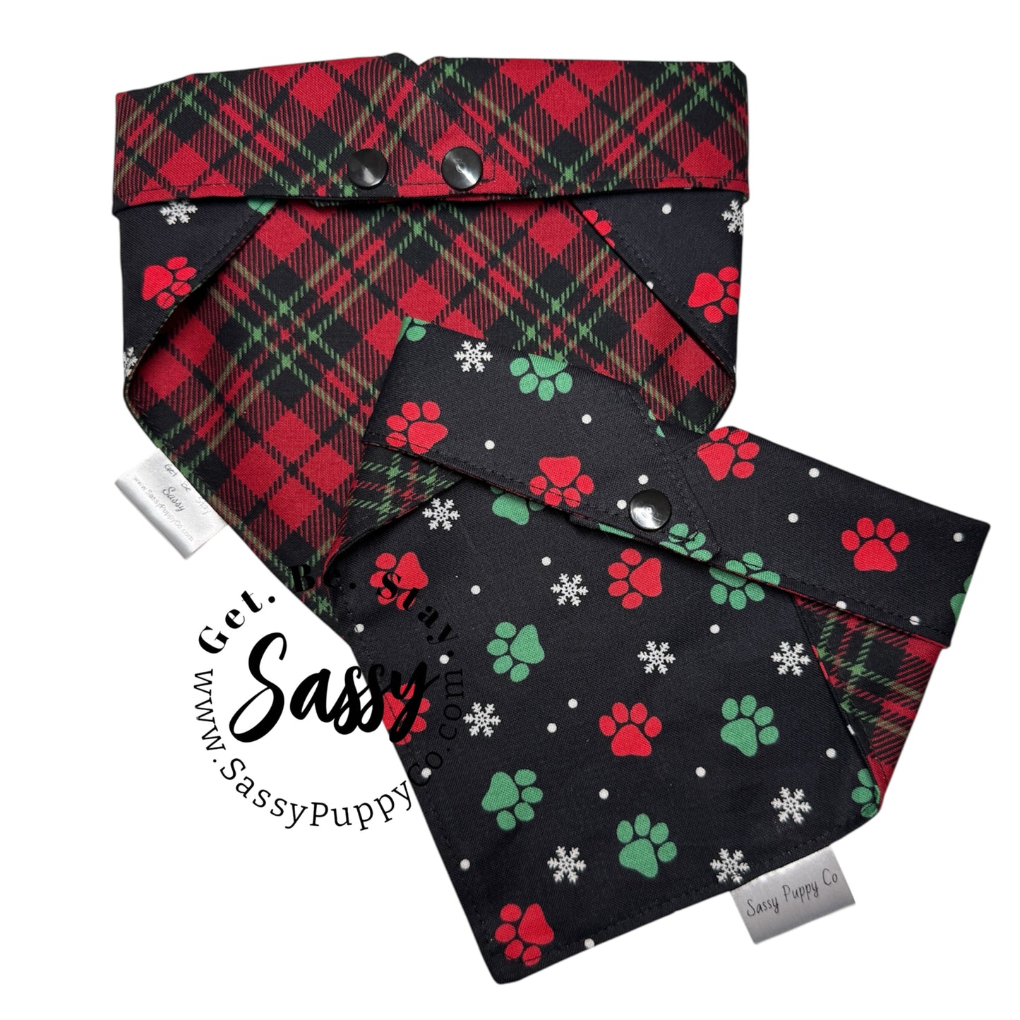 Holly Jolly Paws Reversible Snapdana™