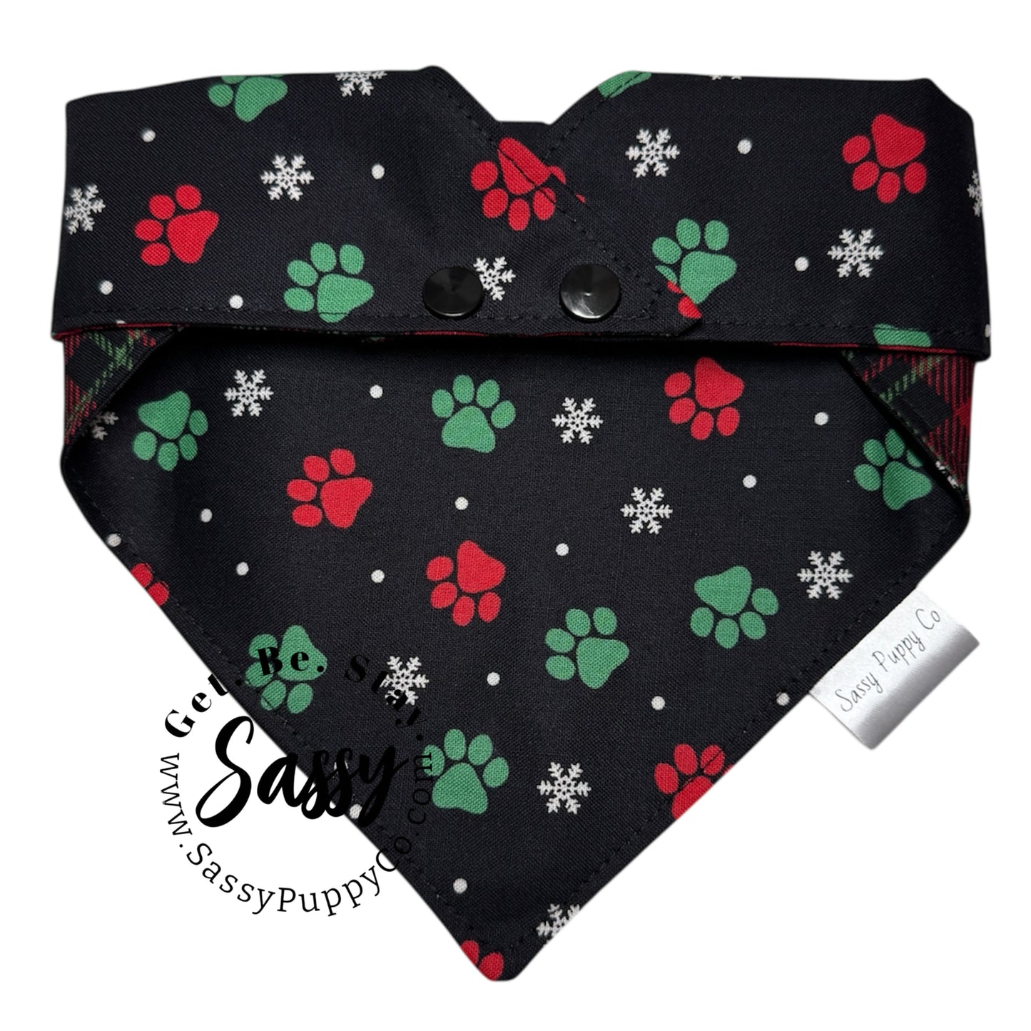 Holly Jolly Paws Reversible Snapdana™