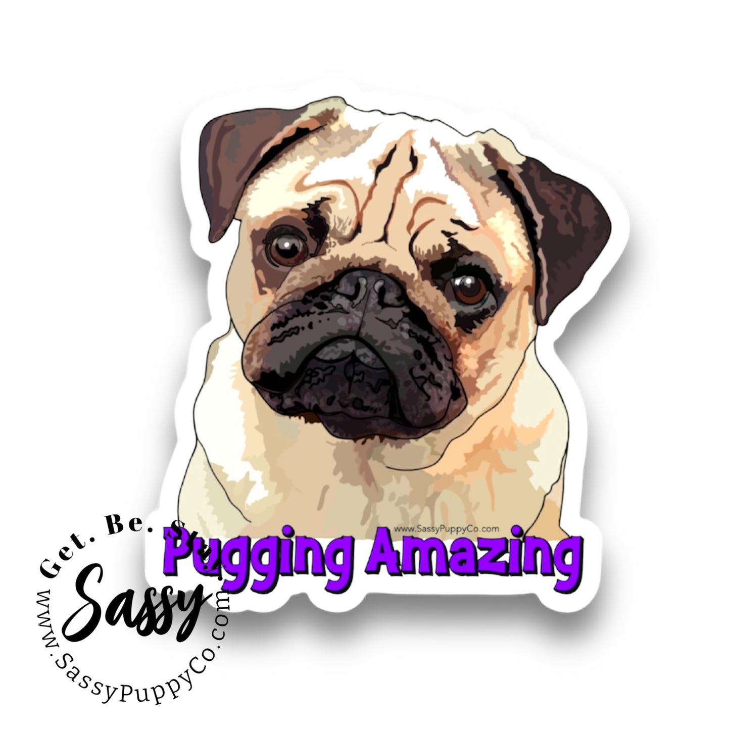 Pugging Amazing Sticker