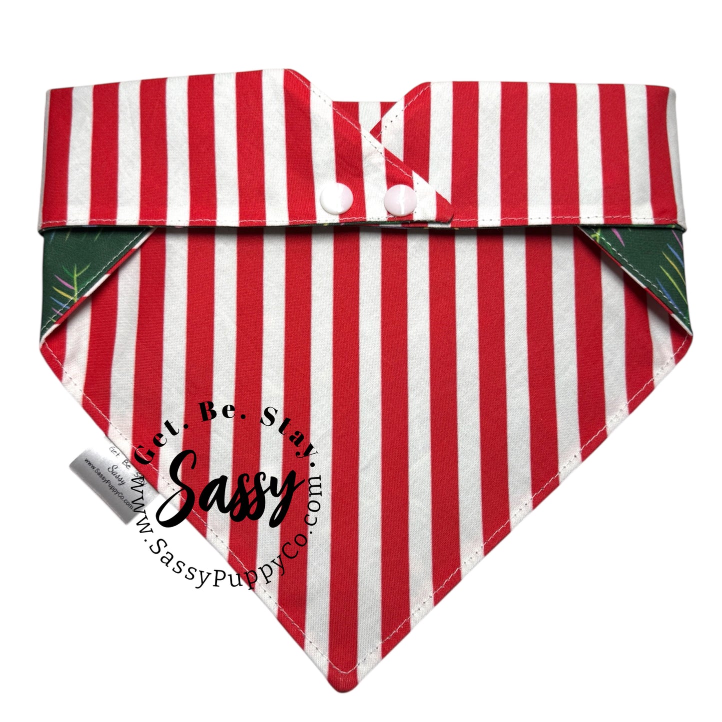 Candy Cane Pines Reversible Snapdana™️