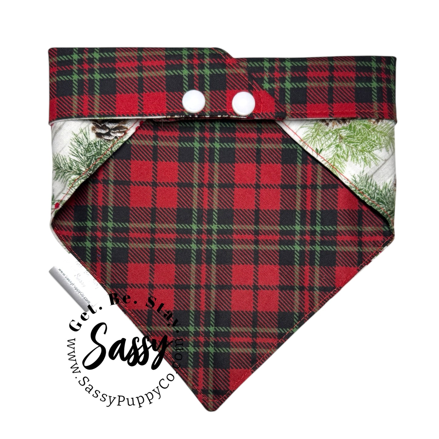 Cabin Pines Reversible Snapdana™ – Handmade Winter Edition