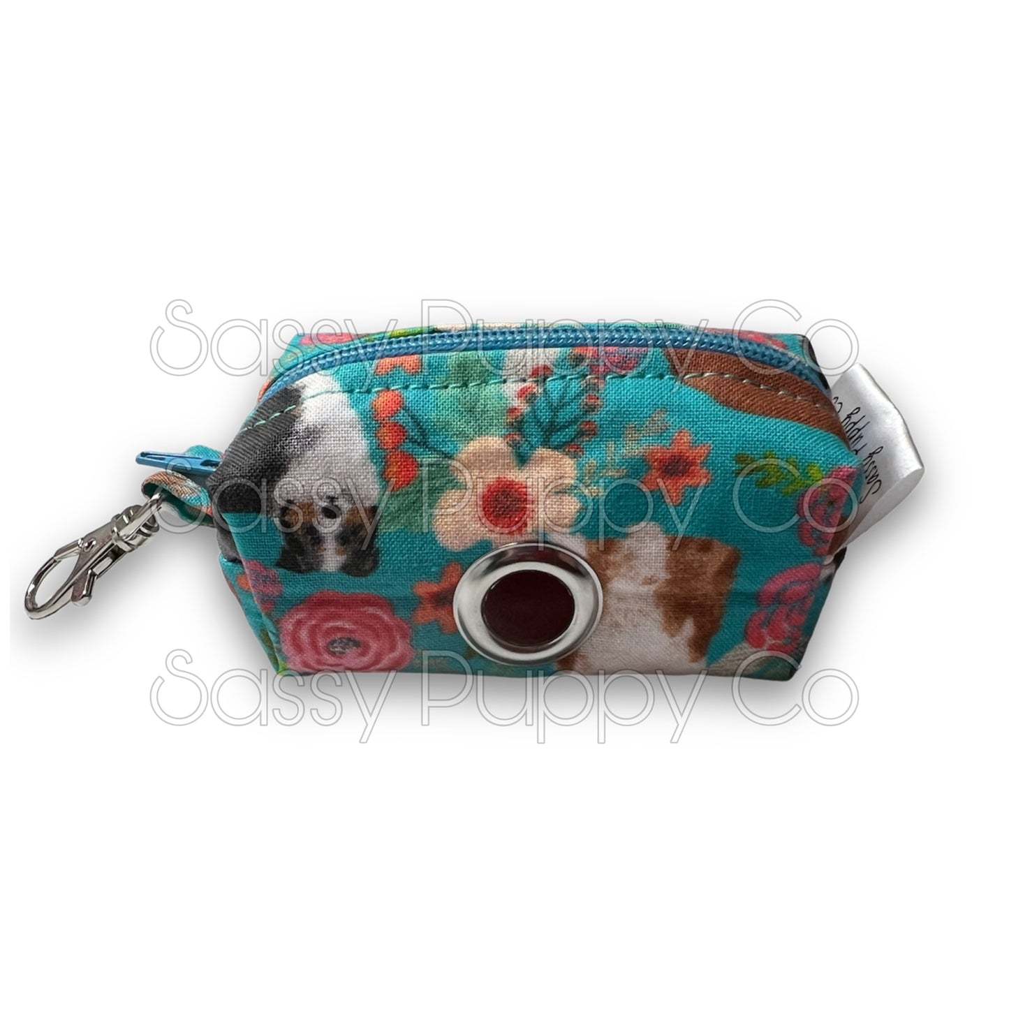 Aussie Floral Themed Poop Bag Holder