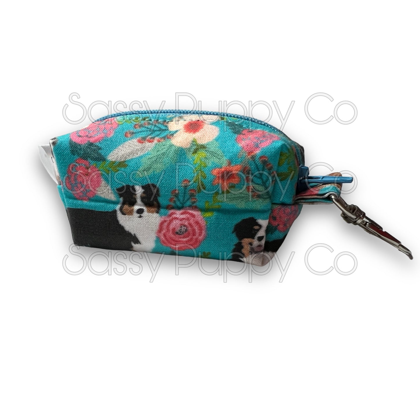 Aussie Floral Themed Poop Bag Holder